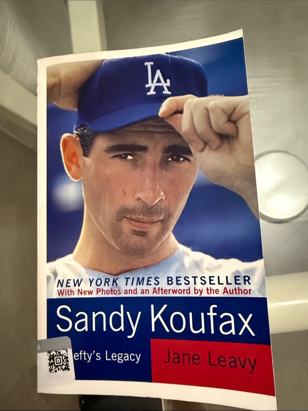 Sandy Koufax by Jane Leavy — Blue Paperback Biography